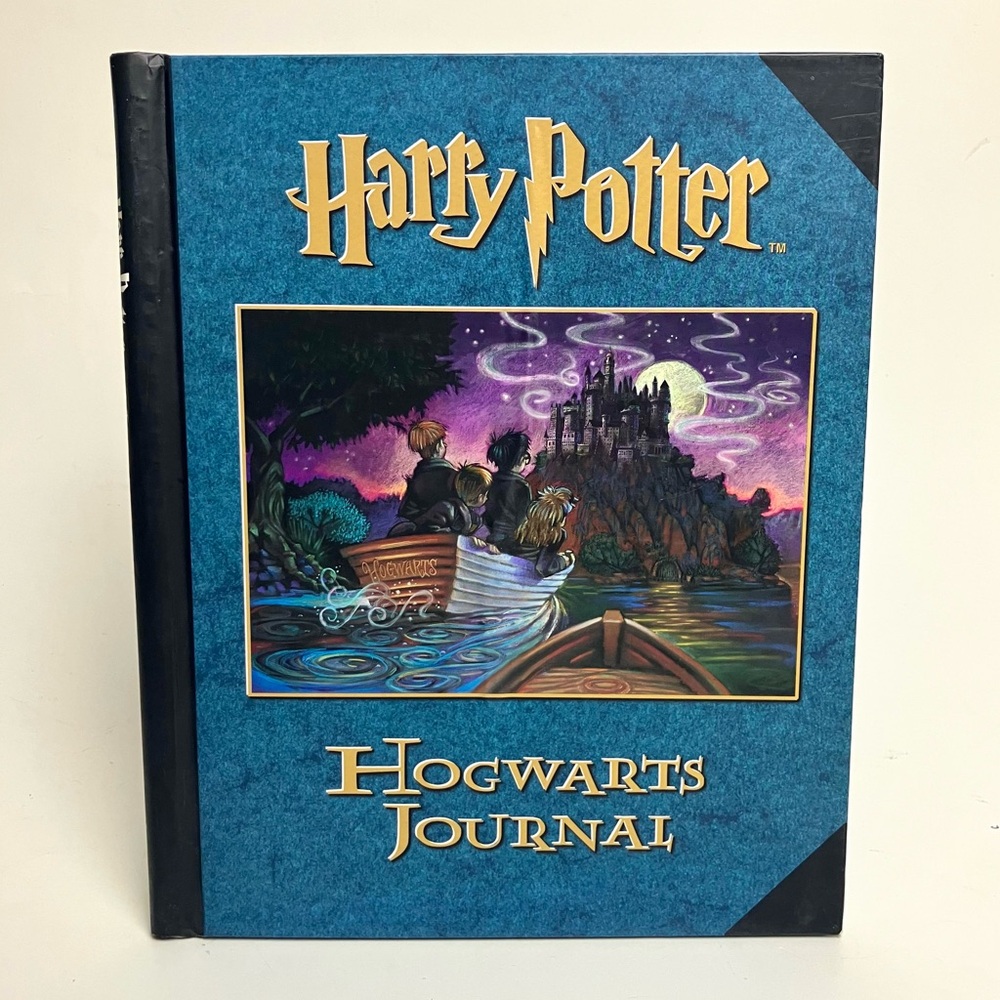 Vintage Harry Potter Hogwarts Journal with All Stickers 2000 Y2K Scholastic